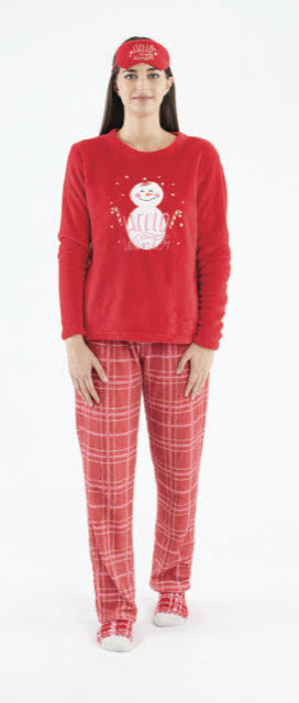 Sorbetto Bałwanek Nocna Piżama Świąteczna