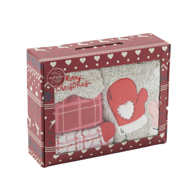 Sorbetto Rękawiczki Nocna Piżama Świąteczna