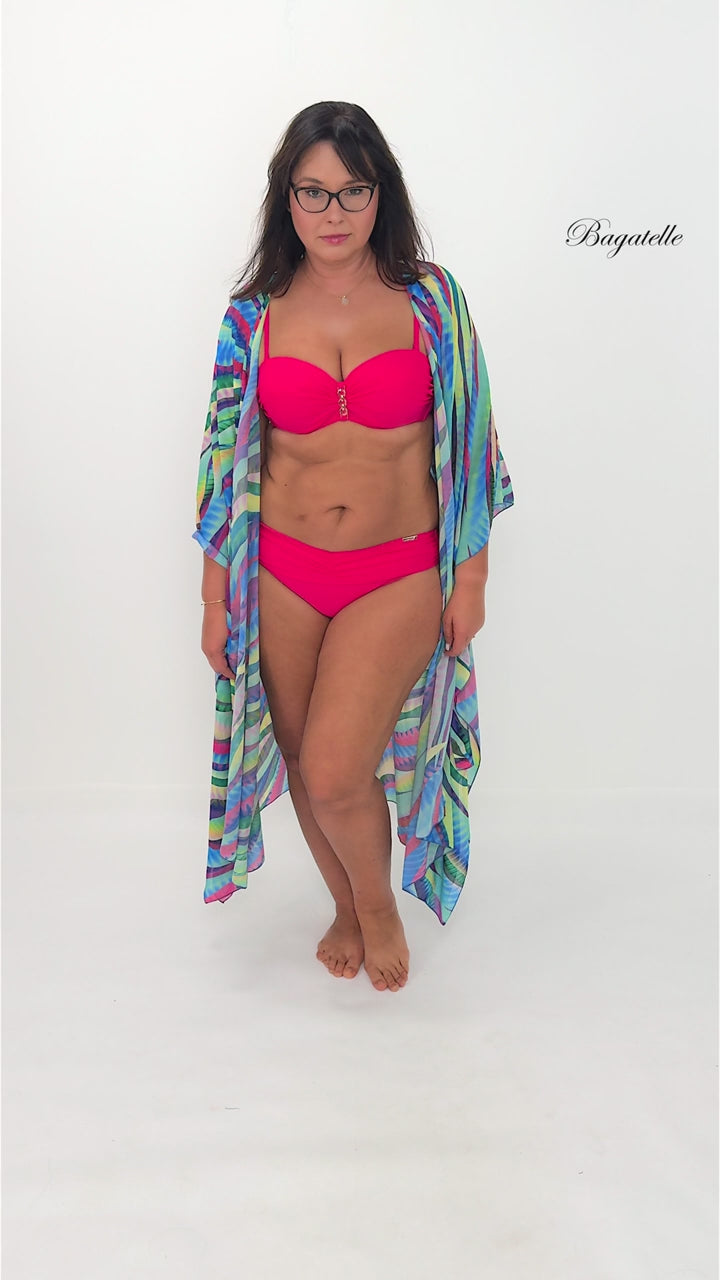 Gabbiano Ashley i kimono Feba F219/881 — kolorowy zestaw plażowy