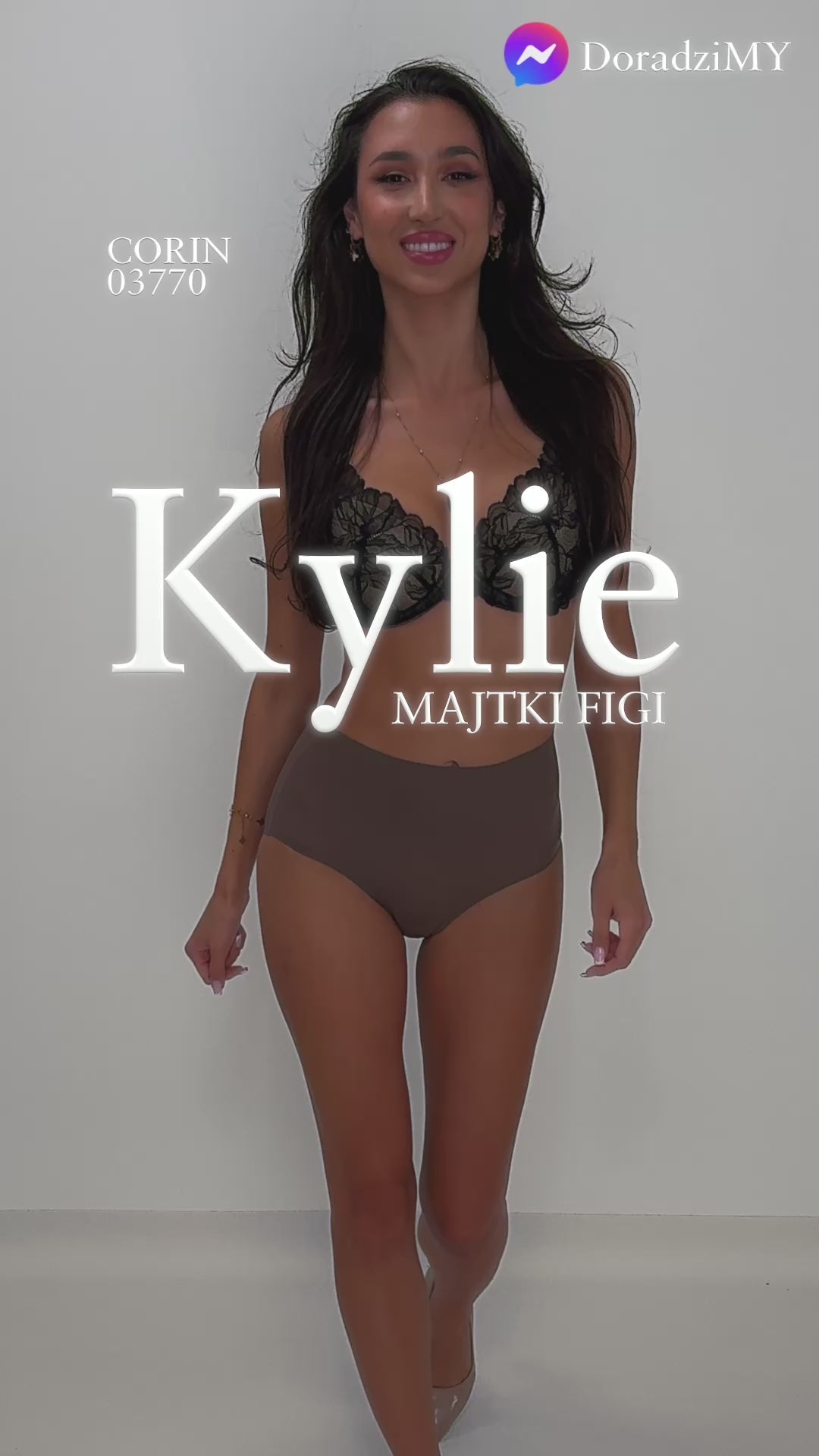 Corin Kylie 03770: brązowe figi na sylwetce – film
