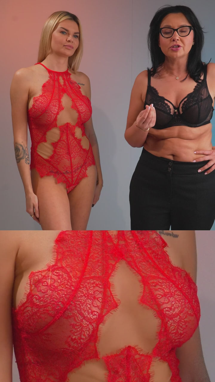 Czerwone body Axami V-9590: pomysł na prezent – film