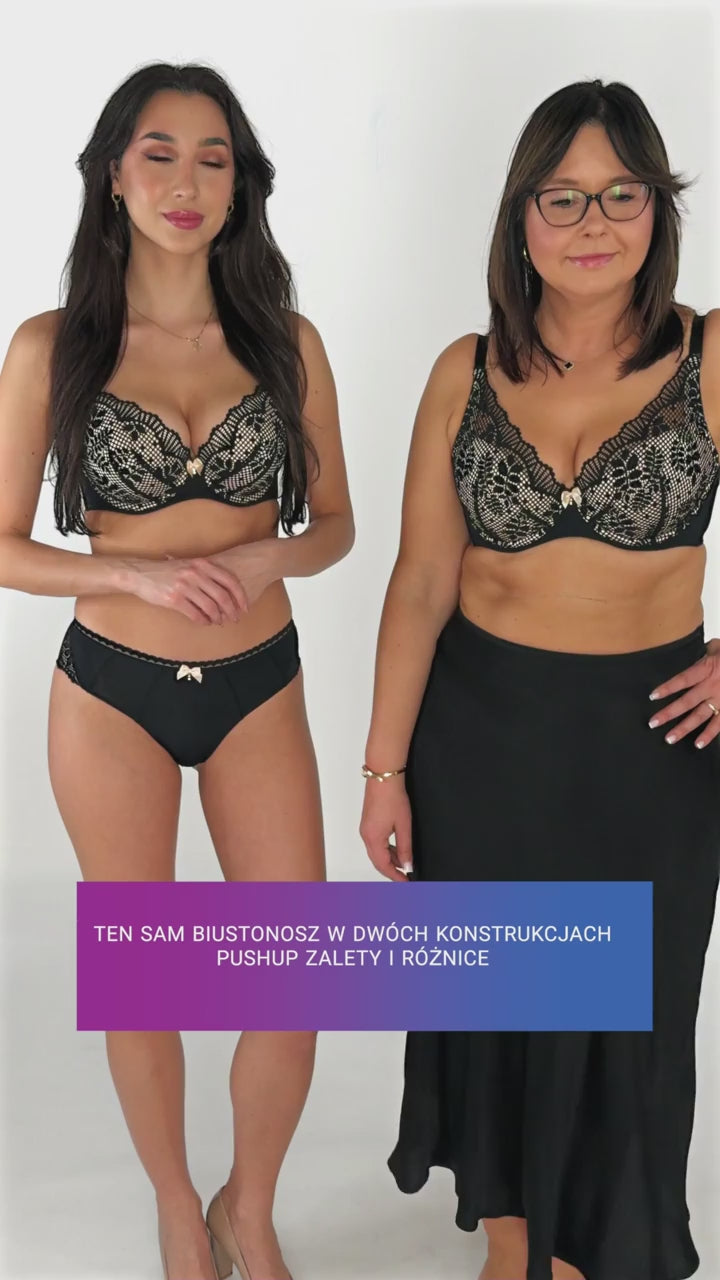 Dwa rodzaje push-upu: formowana miseczka i fason z koronką – film