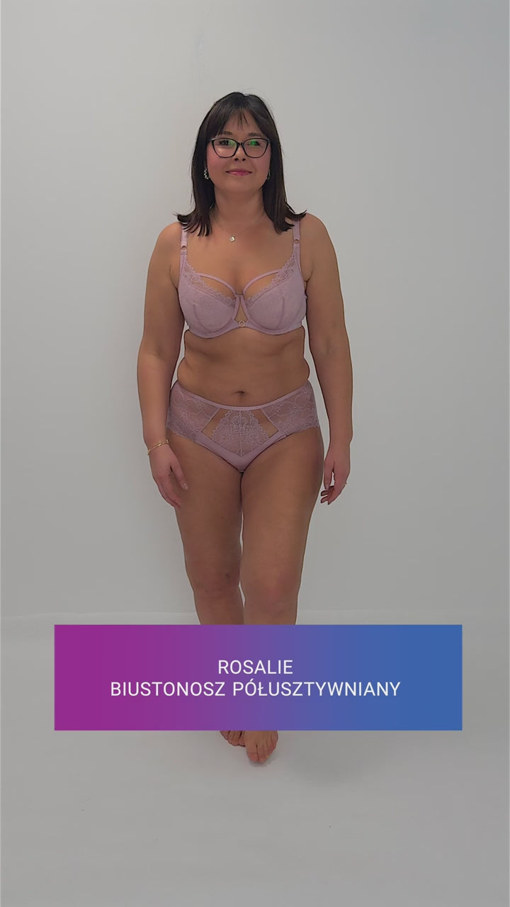 Subtille Rosalie: jasnofioletowy biustonosz – film