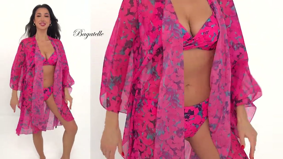 Gabbiano jolie d 08a kostium kąpielowy dwuczęściowy kolorowy + Gabbiano kimono d 08 a kolorowy