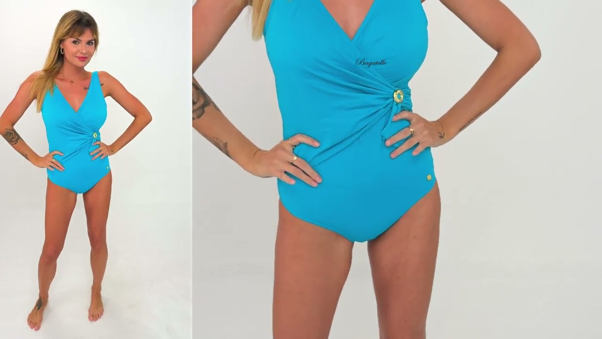 Self s1069gl4 glamour 4 col 10 kostium kąpielowy jednoczęściowy niebieski