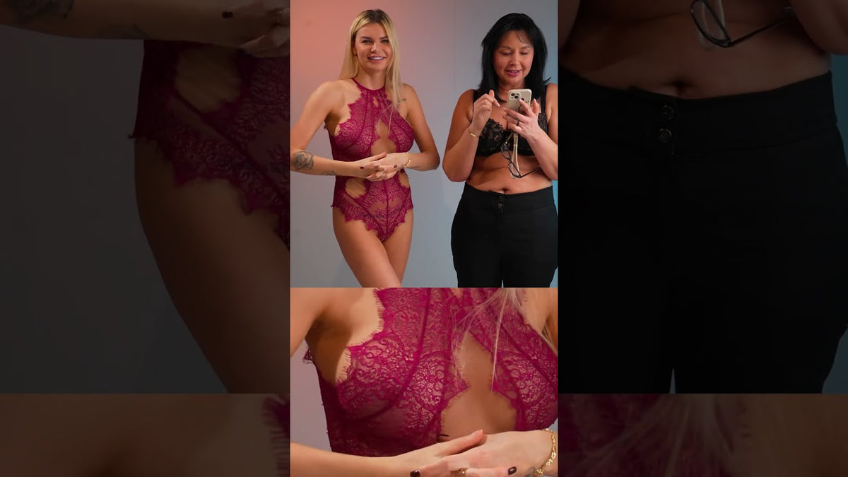 Live bielizna na walentynki z najlepszego salonu bielizny Bagatelle Clip 7 Axami V-9430 Body