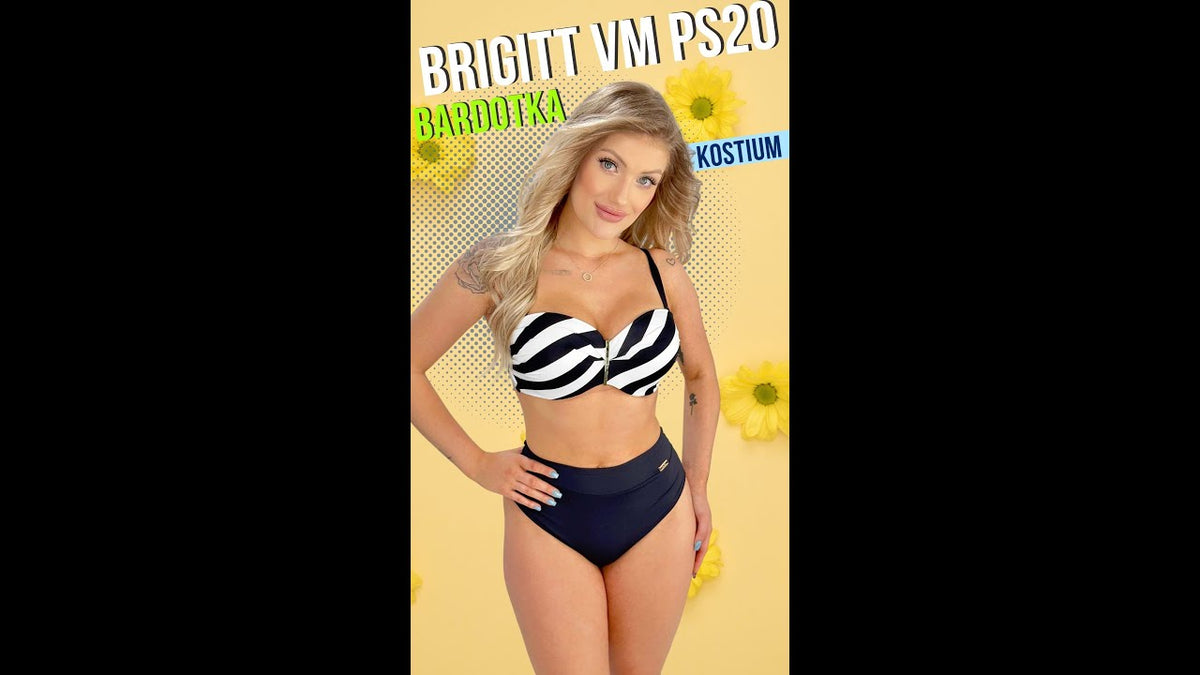 Lavel Brigitt VM PS20 kostium kąpielowy dwuczęściowy kolorowy FASHION