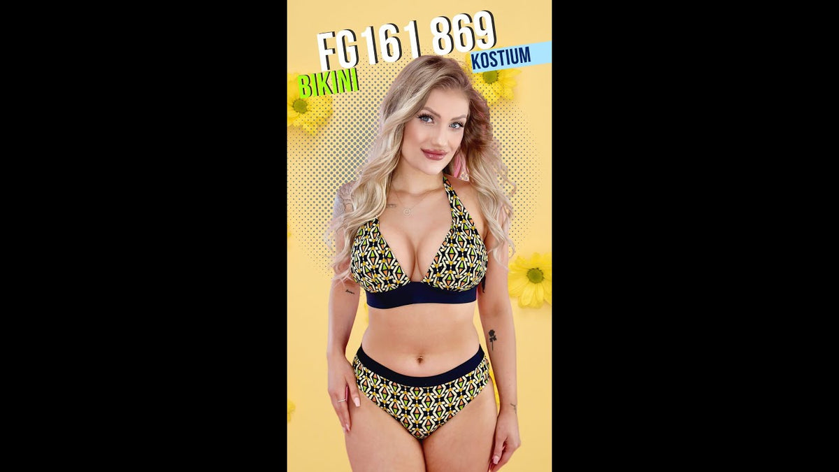 Feba FG161 869 kostium kąpielowy dwuczęściowy kolorowy FASHION