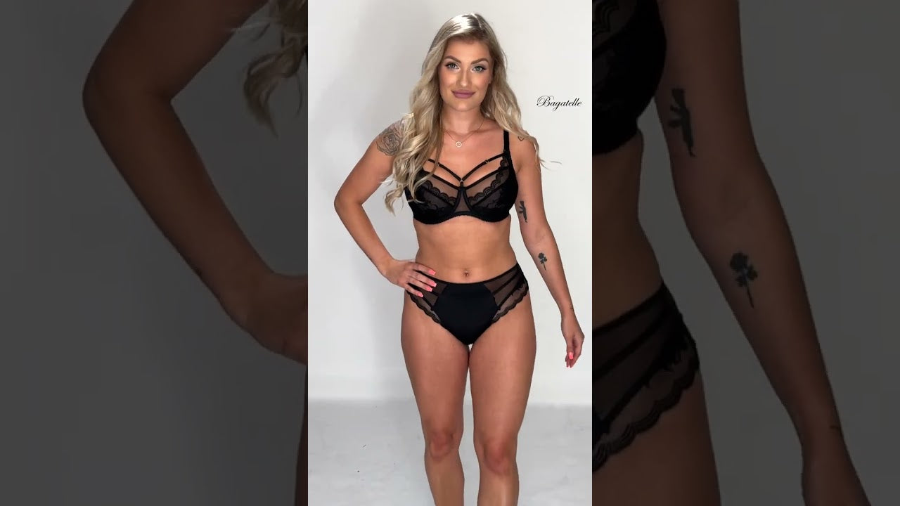 KINGA SC 931 ALICE BIUSTONOSZ miękki czarny shorts