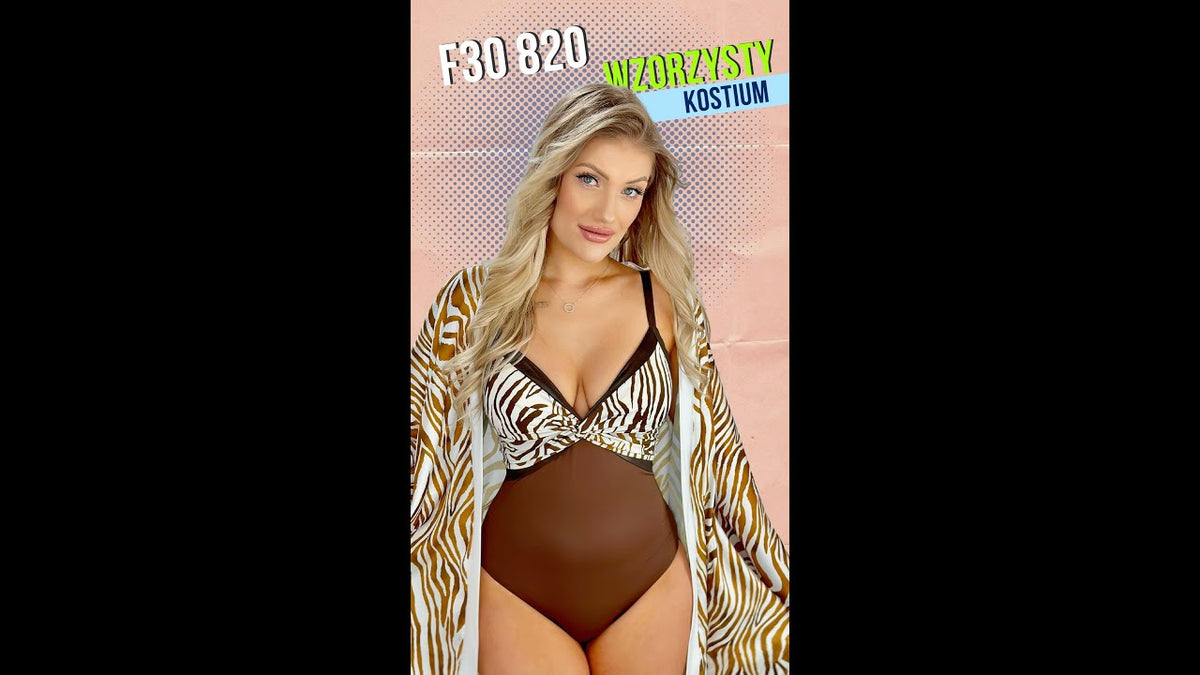 kostium kąpielowy f30 820 kolorowy FASHION