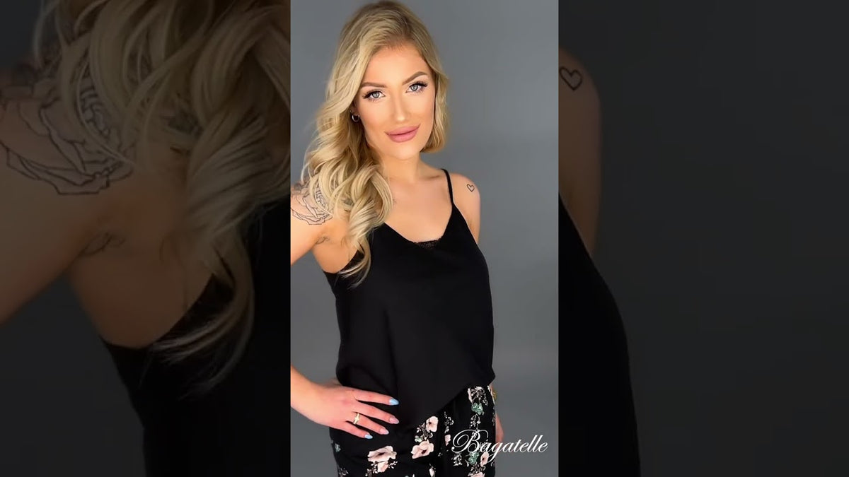 ARUELLE PIŻAMA ROSIE KRÓTKA CZARNY