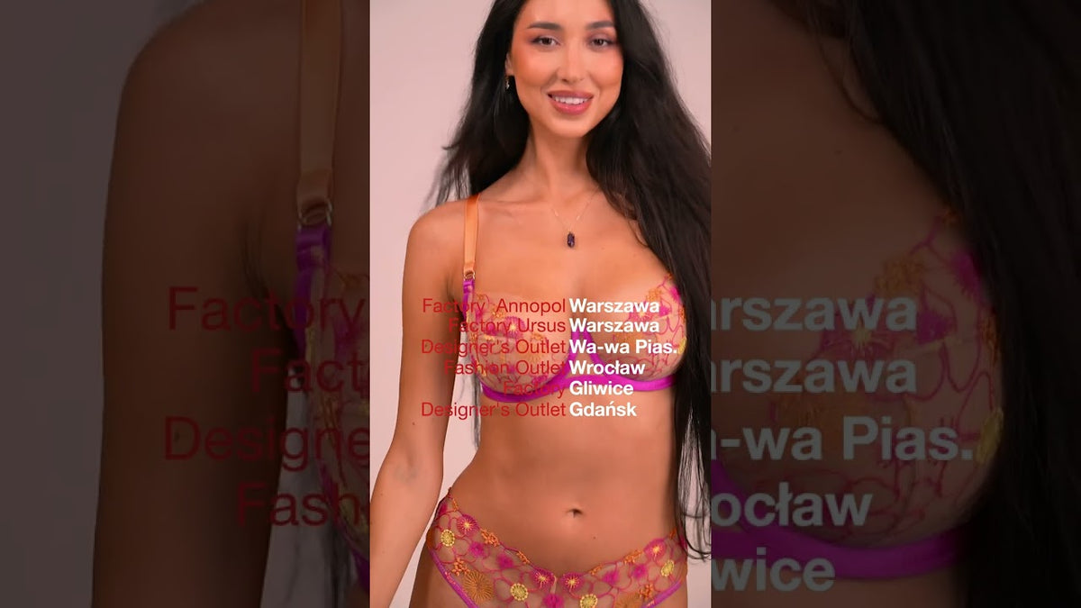Kinga SC 1200 Sassy Biustonosz Miękki Różowy Kinga B 1200 2 Sassy Majtki Brazyliany Różow