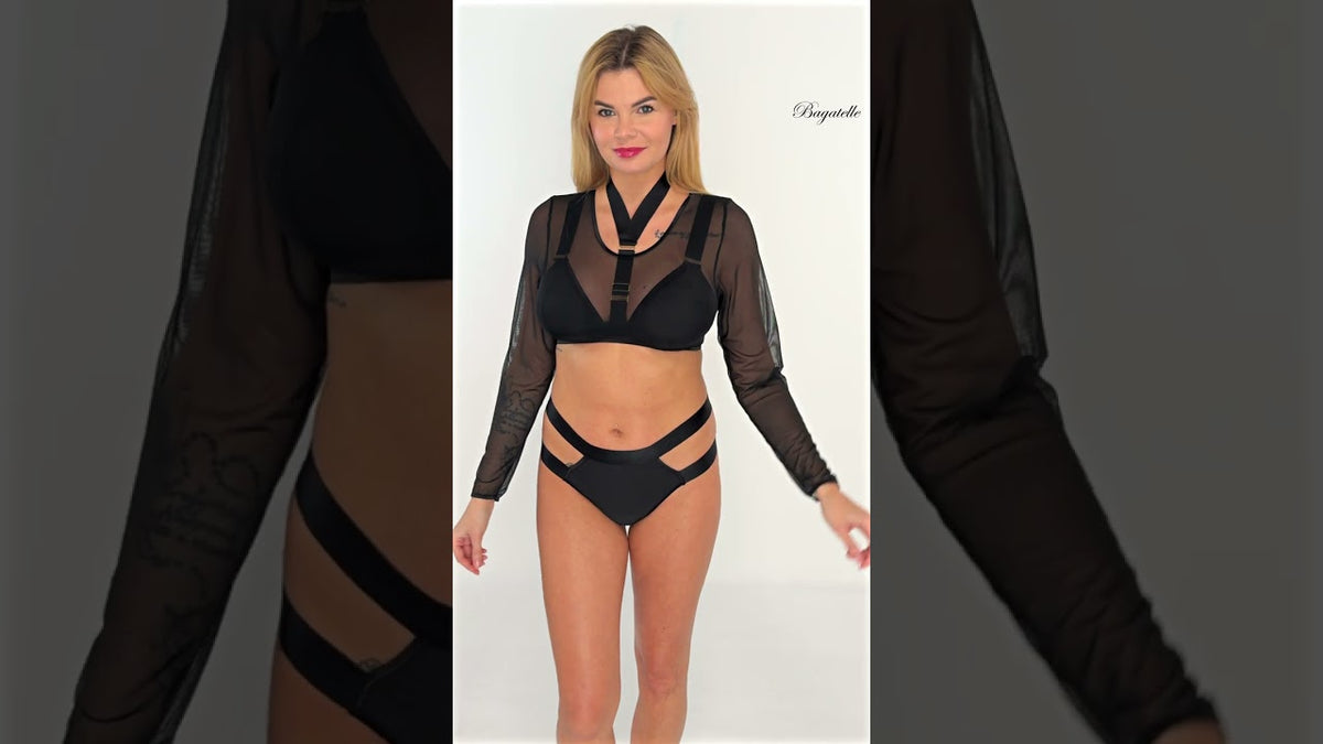 Anais Precious nocna top czarny + Anais Raven komplet czarny