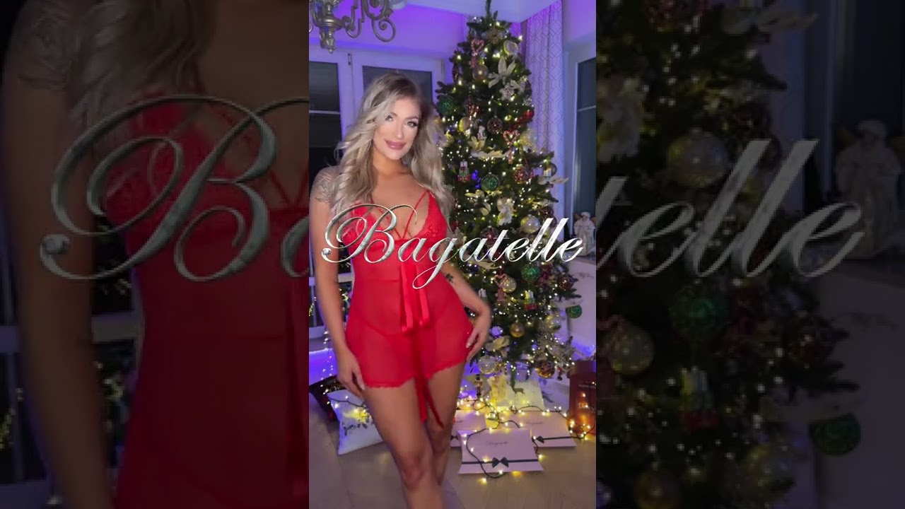 Obsessive Koszulka Lovlea Babydoll Czerwona short