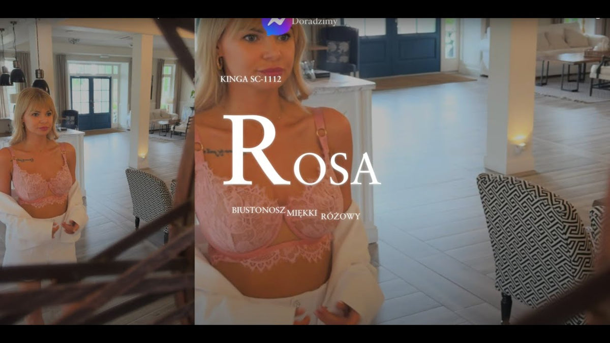 KINGA SC- 1112 Rosa biustonosz miękki różowy