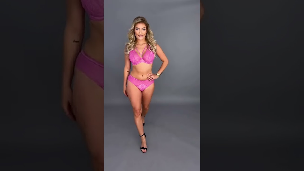 Biustonosz Aruba M Bralette Różowy