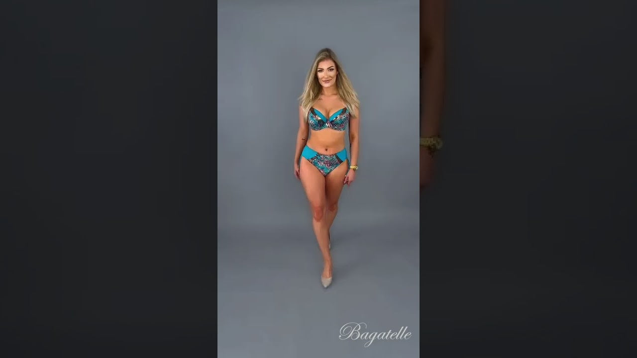 KOSTIUM KĄPIELOWY  AVA SK141 TURQUOISE NIEBIESKI