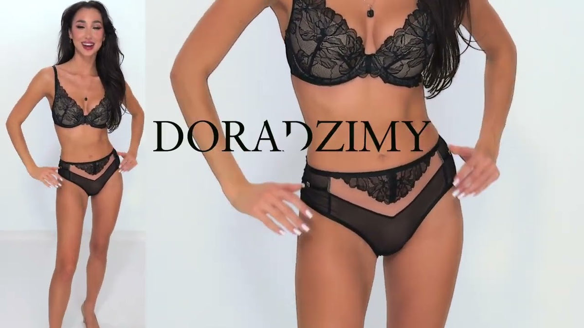 Subtille Caroline Biustonosz Push Up czarny