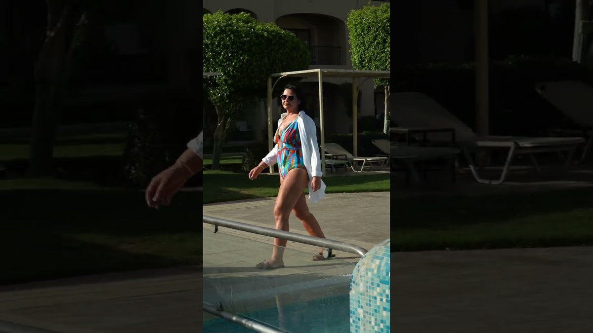 nessa malaga kostium kąpielowy jednocześciowy kolorowy