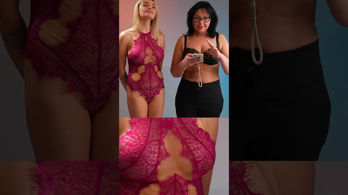 Live bielizna na walentynki z najlepszego salonu bielizny Bagatelle Clip Axami V-9430 Body