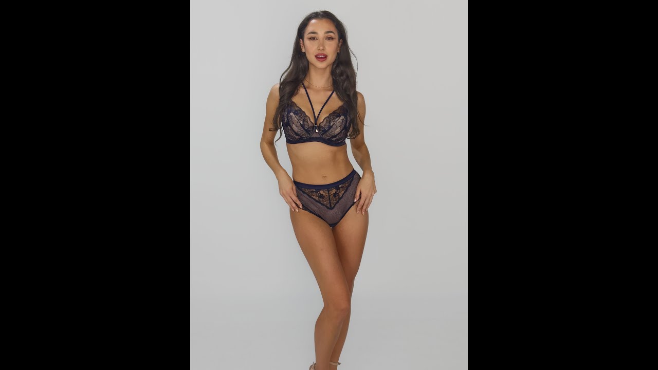 ALLES VOLARE biustonosz push up granat