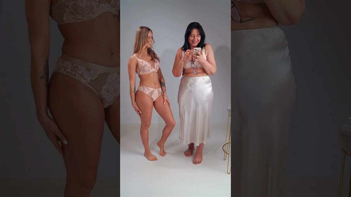 LIVE Bagatelle o bieliźnie z gościem specjalnym Natalią  Clip 21 na twojej skórze ten morelkowy