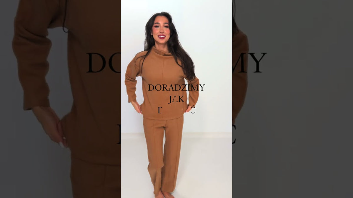 Delafense 808 Maple Komplet Dresowy Długi karmelowy