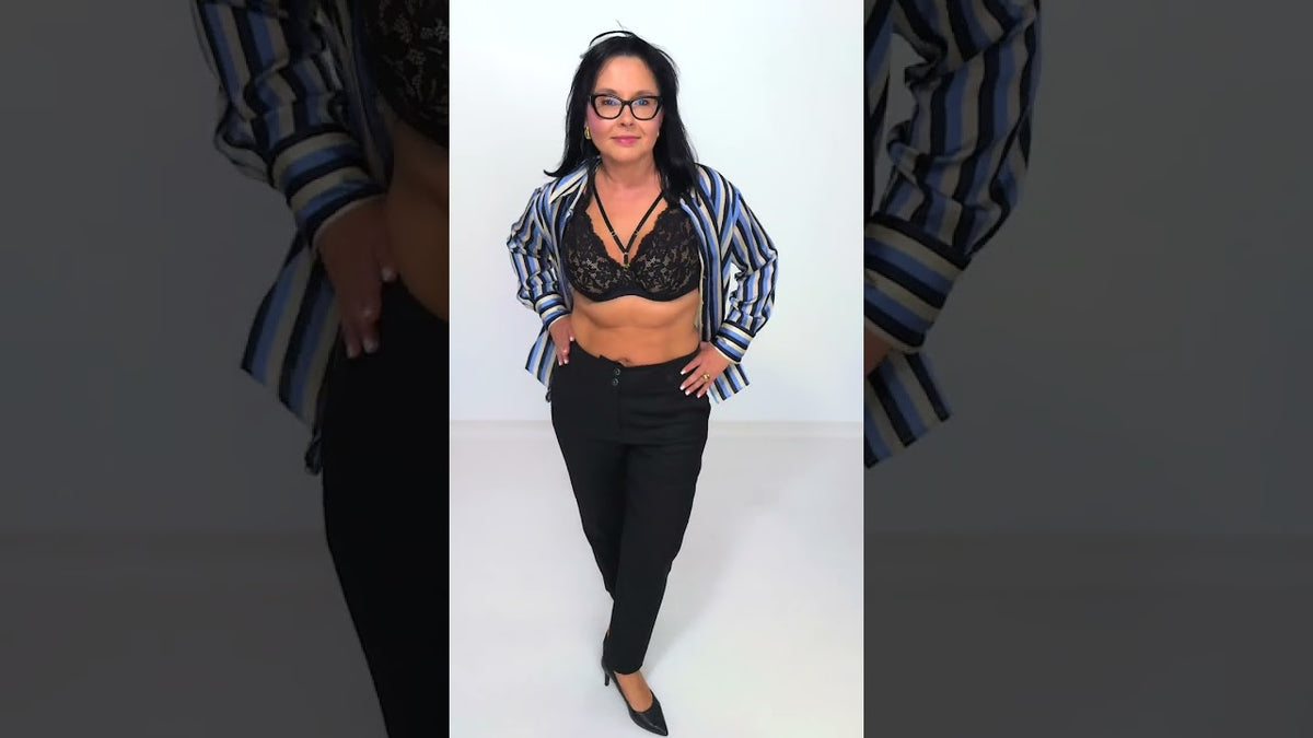 MEDIOLANO 19152 JASMIN BRALETTE biustonosz braletka czarny