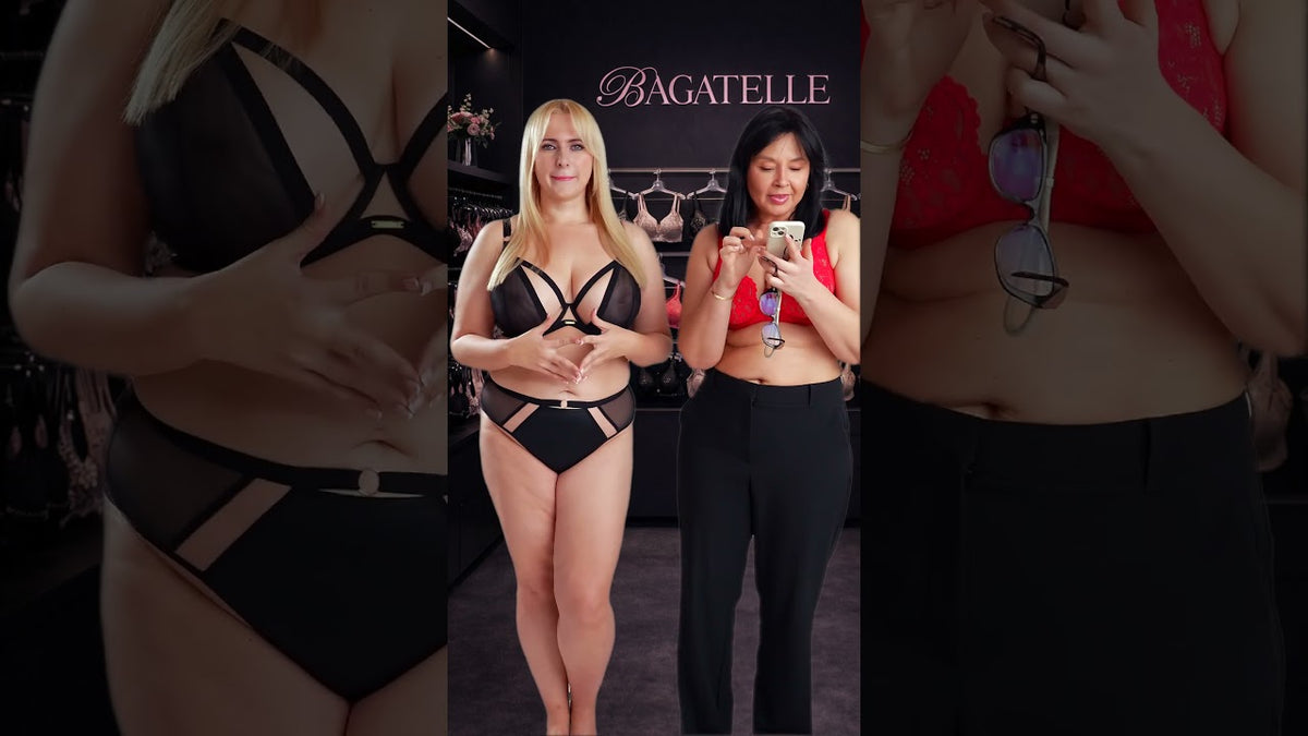 live z Asią która ma duży biust Clip 4 Subtille Holly Biustonosz Miękki