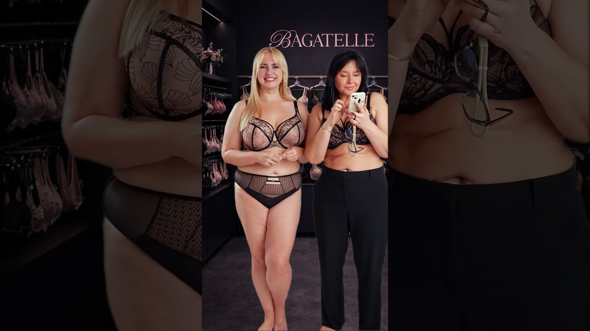 live z Asią która ma duży biust #curvy #plussize Subtille Freya Biustonosz Miękki