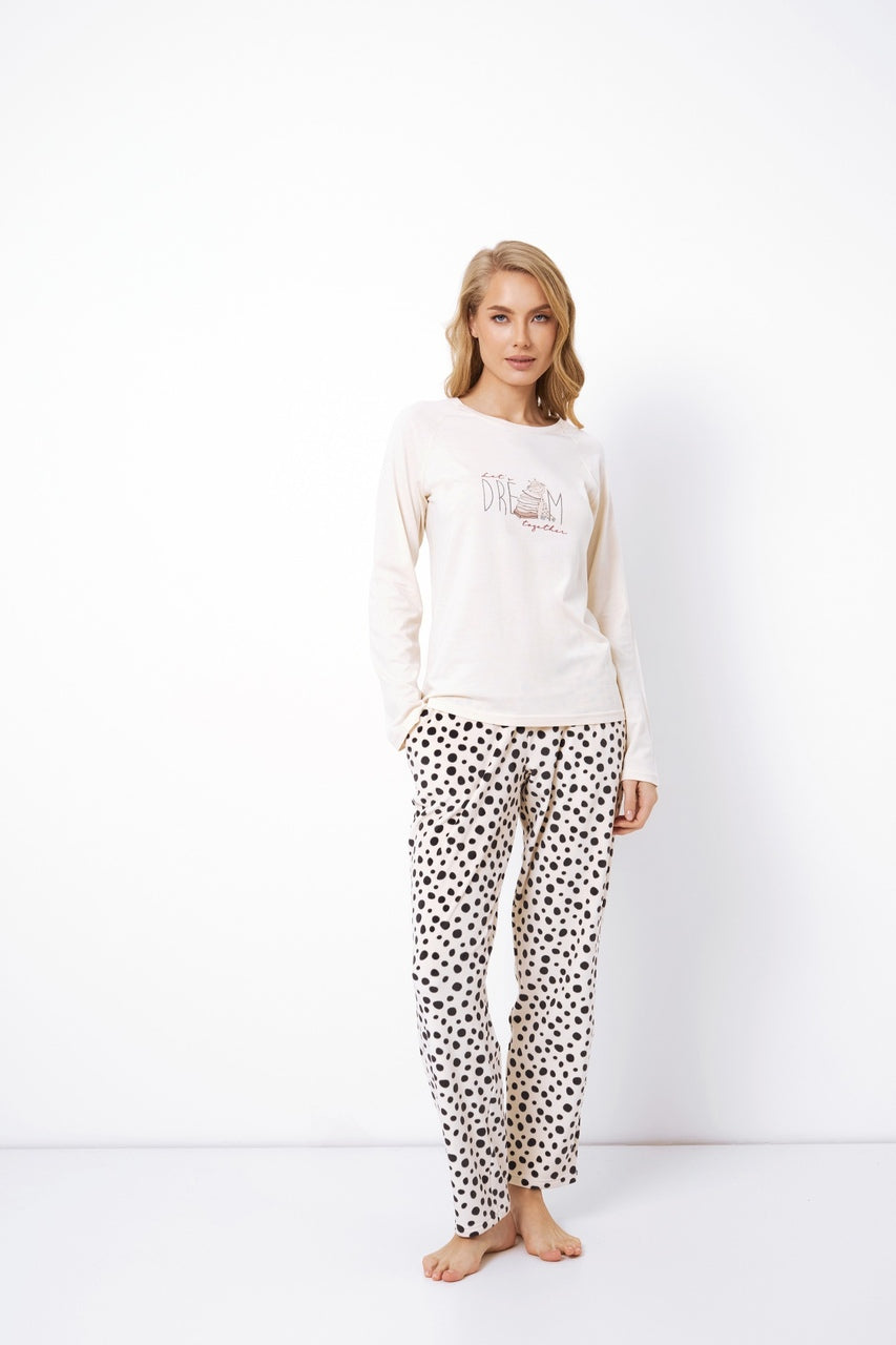 Aruelle Ginger Nocna Piżama Długa