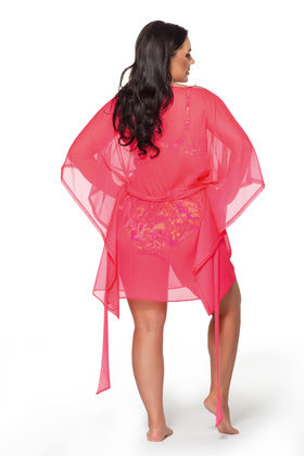 Ava 019 Neon Coral Pareo