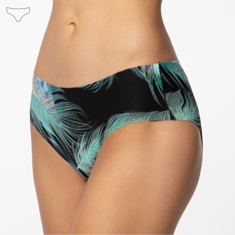 Paloma Pink Feathers Majtki Figi Classic