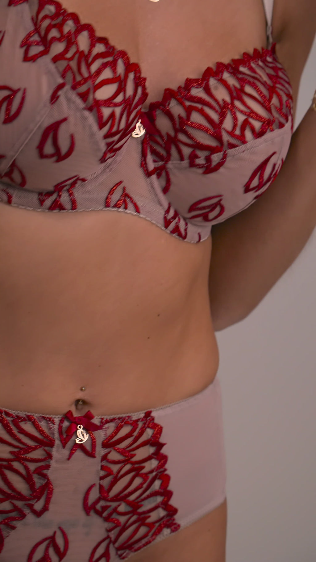 Kalhotky s vysokým pasem Nessa Branna N02