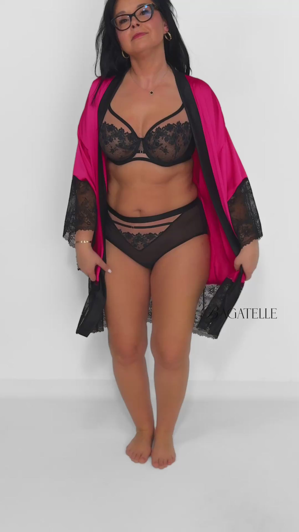 Subtille Rose Biustonosz Plunge