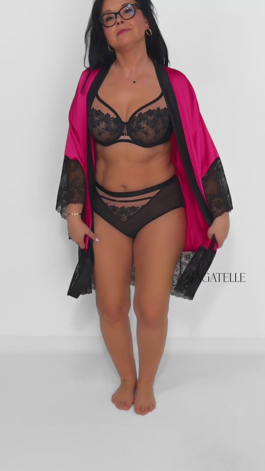 Subtille Rose Biustonosz Plunge