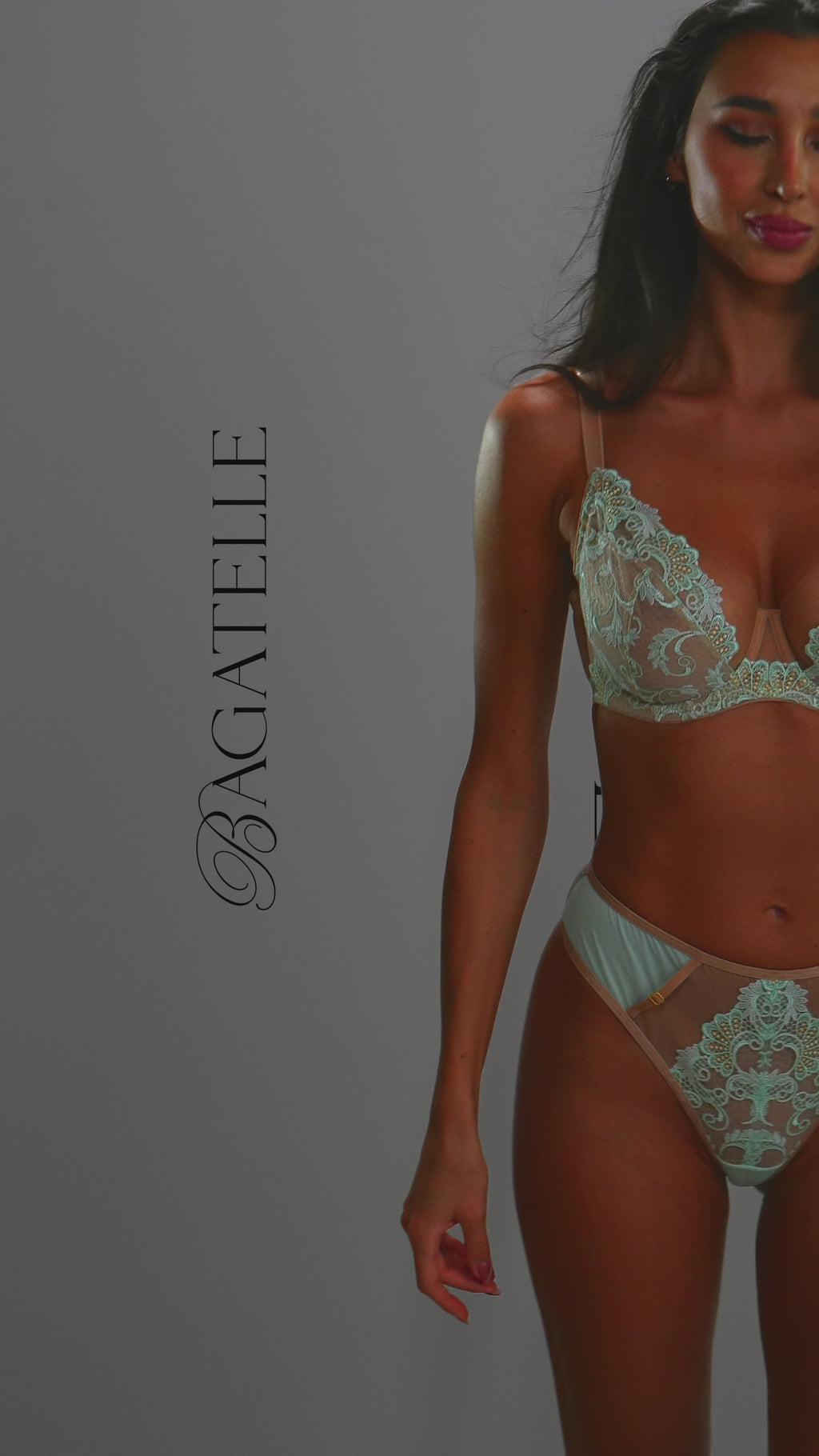 Brazilské kalhotky Bagatelle Mint