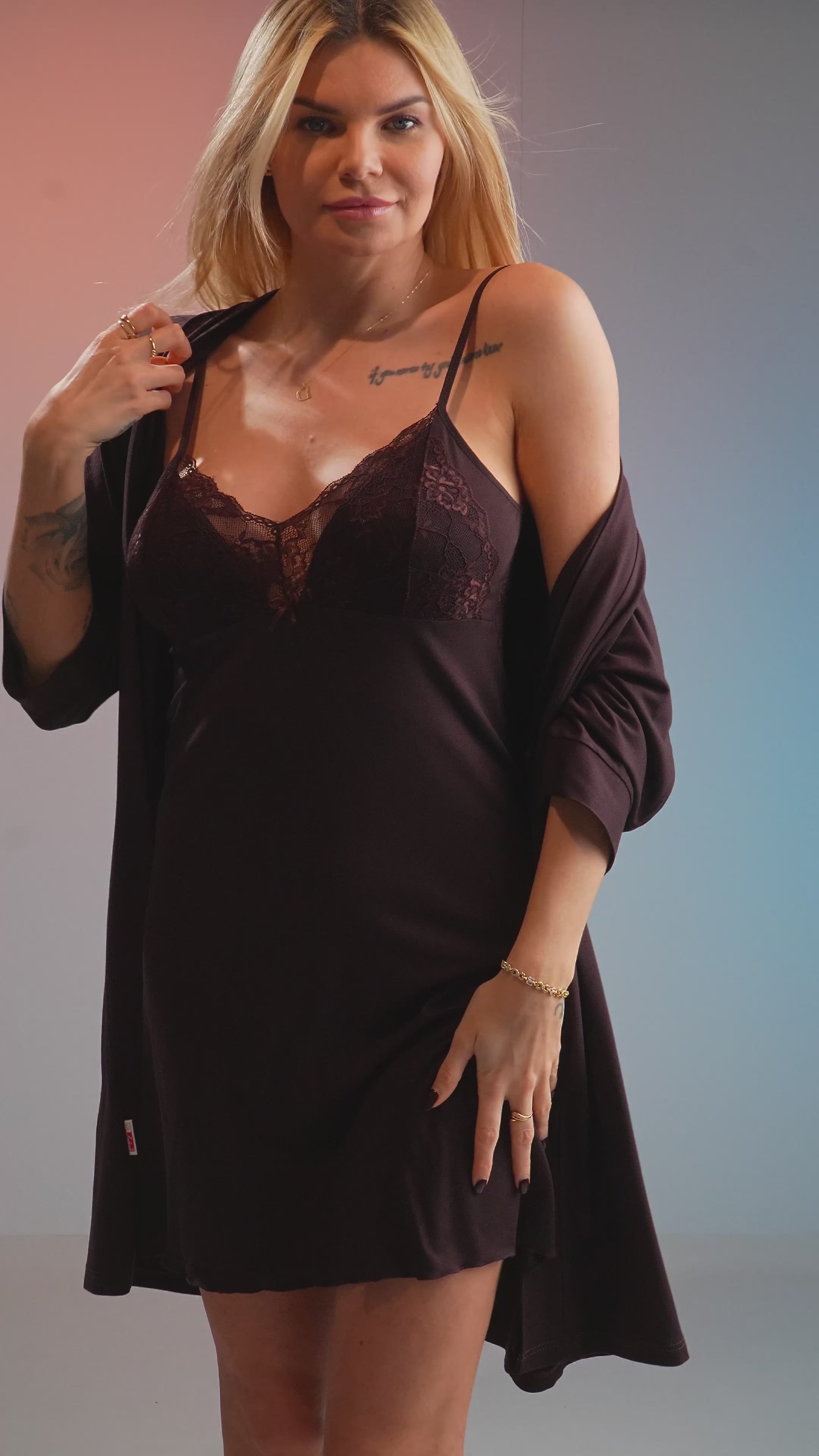 Noční košilka Delafense 871 Visa