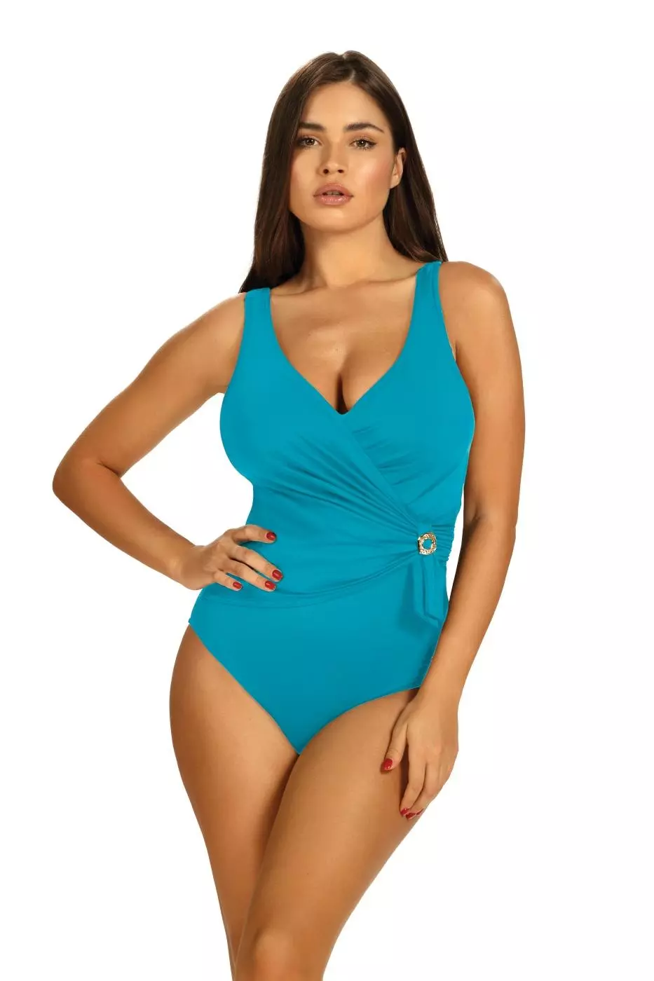 Self S1069GL4 Glamour 4 Col 10 Kostium Kąpielowy Jednoczęściowy Niebieski
