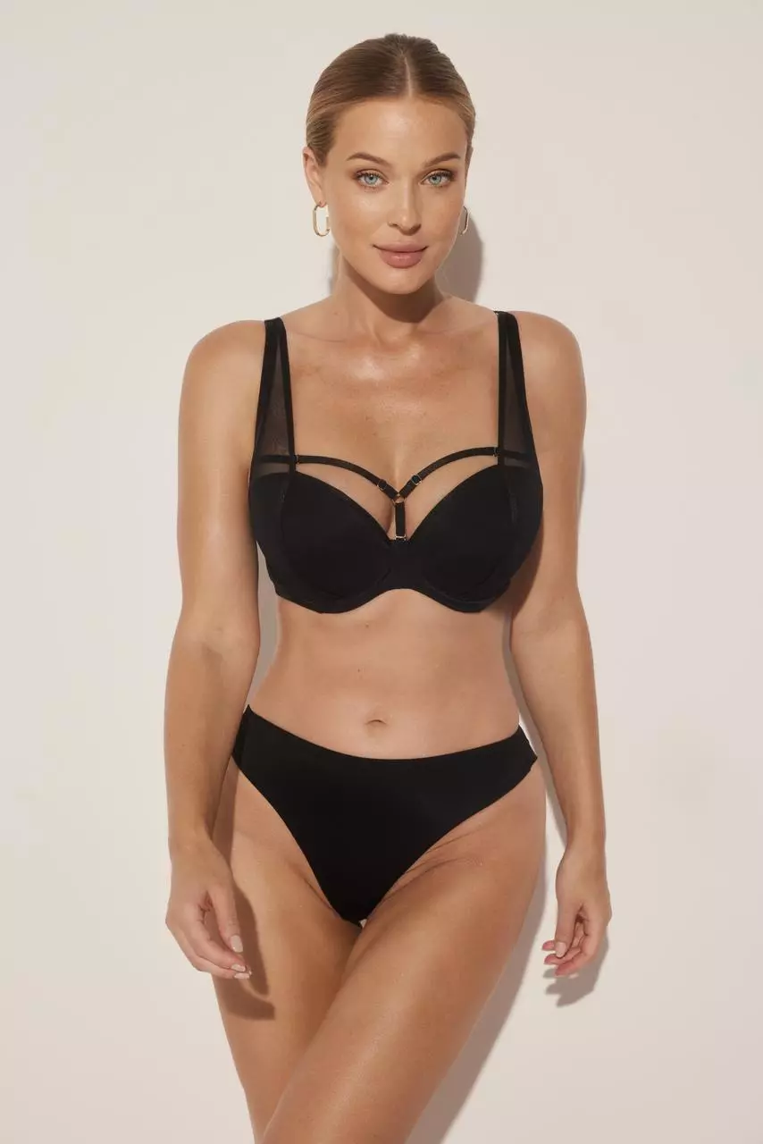 Kinga B-861 2 Comfort Majtki Brazyliany Czarny