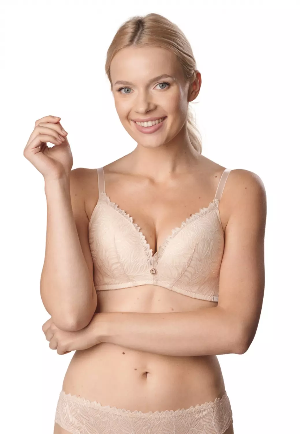 Nipplex Aida Biustonosz Super Push Up Beżowy