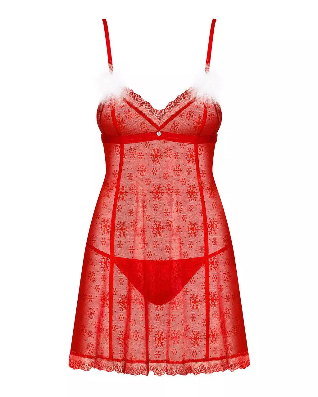Koszulka Claussica Babydoll Czerwony