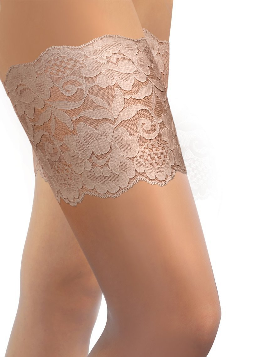LACE BEIGE THIGH BANDS
