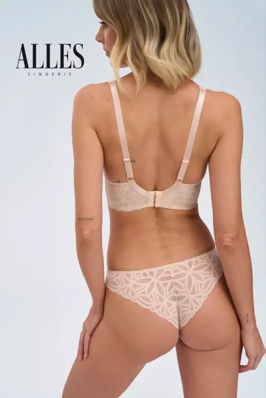 Alles Sugar Dune M Bralette Biustonosz Braletka Beżowy