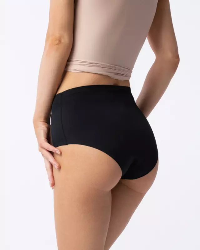 Julimex Amber Maxi Majtki Figi Modelujące Czarny