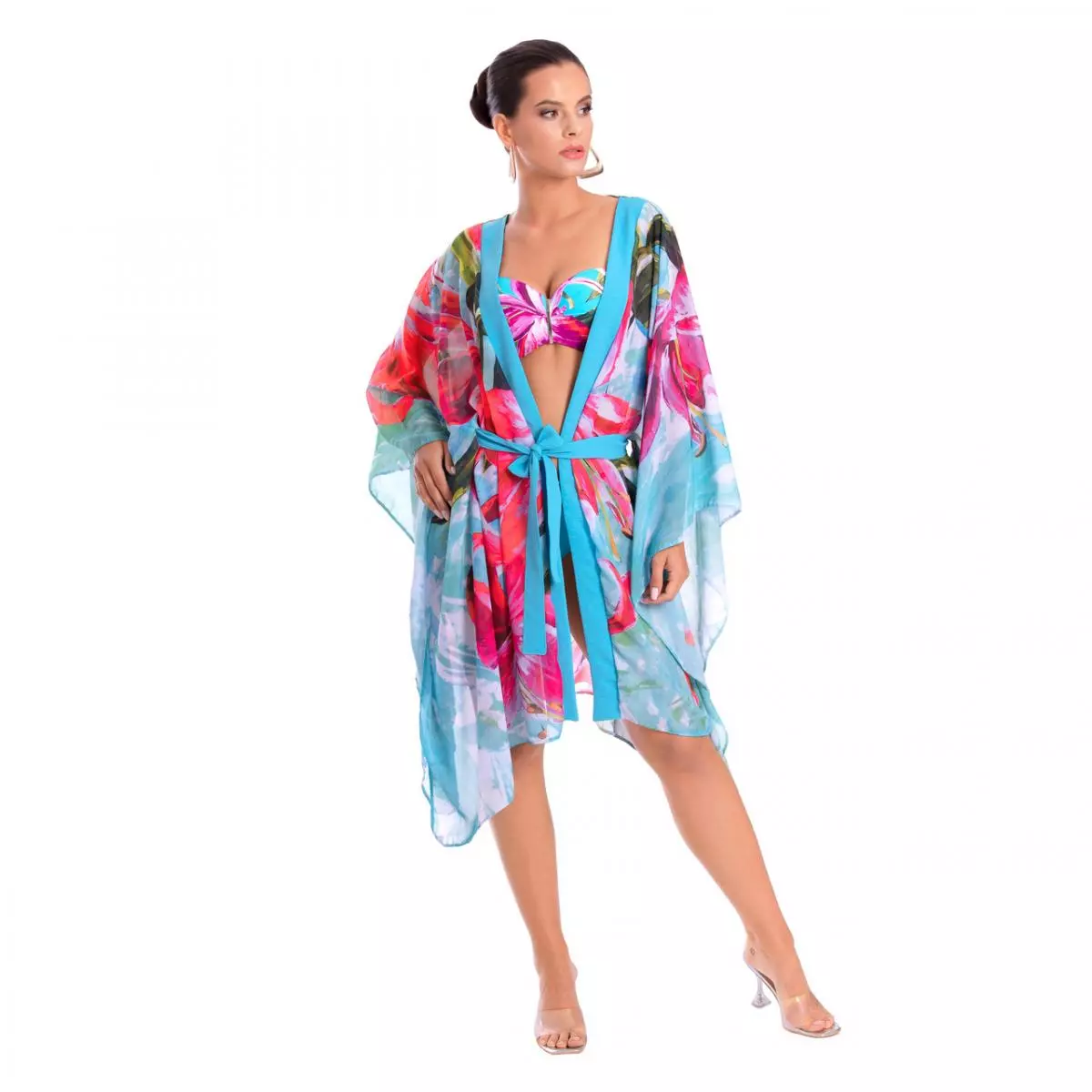 Lavel Kimono C4 Plażowe Kolorowy