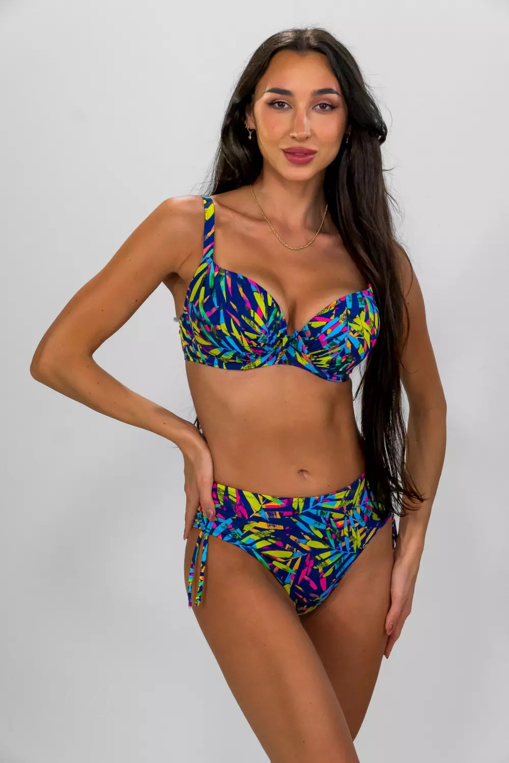 Dama Kier Morea Kostium Kąpielowy Dwuczęściowy Push Up Kolorowy