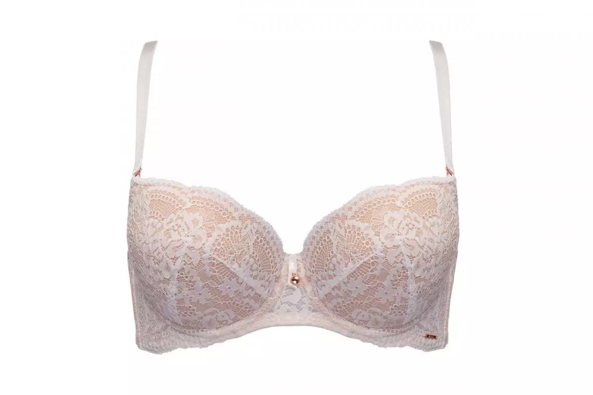 Alles Fiore 01 Biustonosz Push Up Beżowy