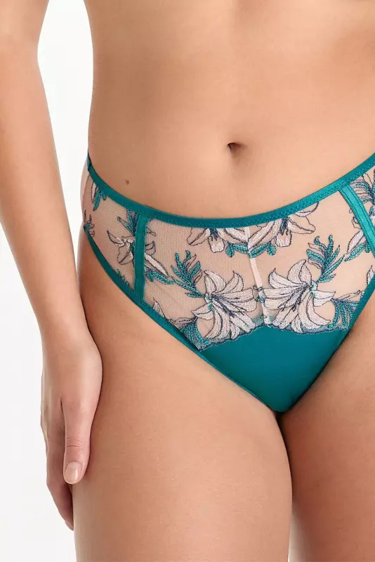 Ewa Bień C200 Salma Majtki Stringi Zielony