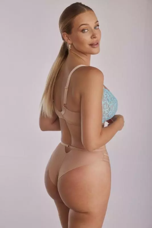 Kinga B-1123 Blue 2 Majtki Brazyliany Niebieski